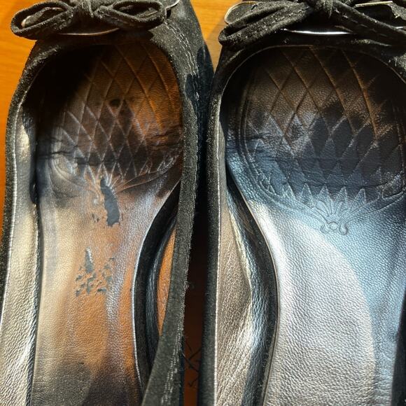 Elie Tahari Suede Kitten Heels Size 39 - recently re-soled - Picture 7 of 7